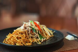 蒜香醬油拌麵