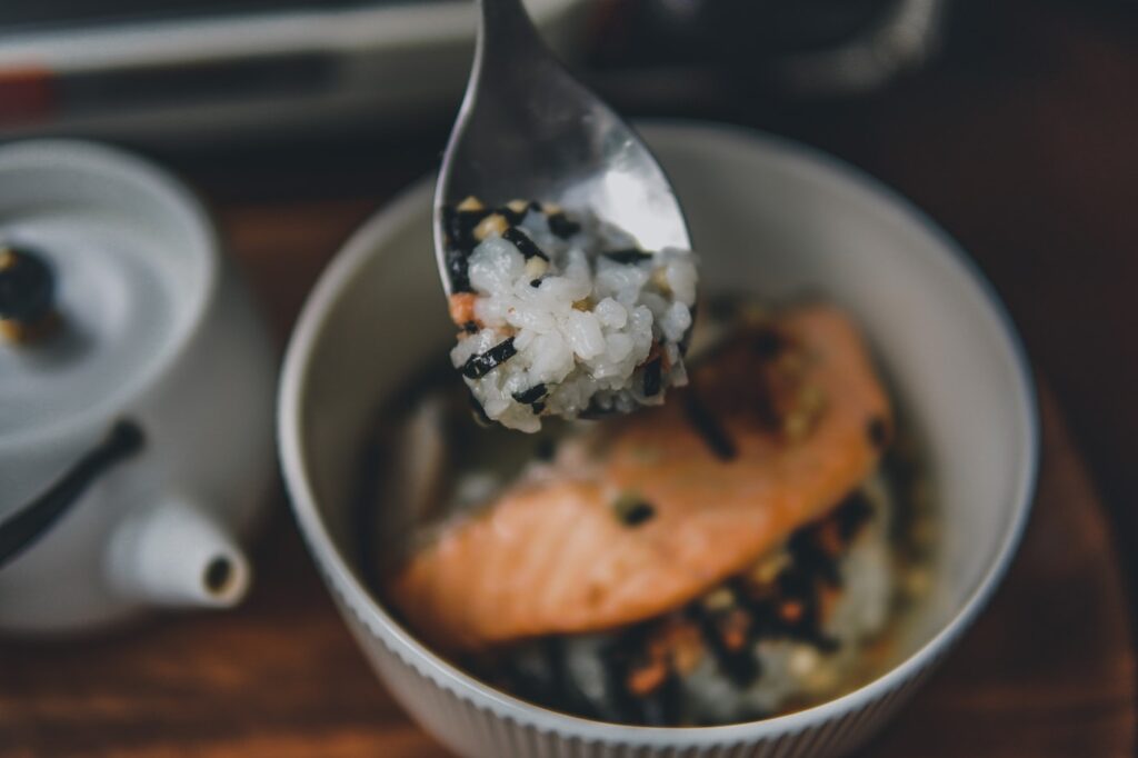 鮭魚茶泡飯