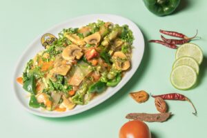 豆腐蔬菜炒